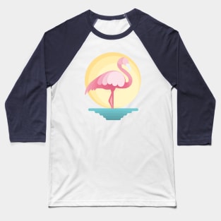 Million Dollar Flamingo Baseball T-Shirt